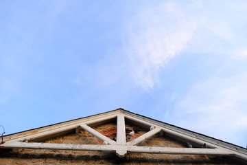 wooden roof