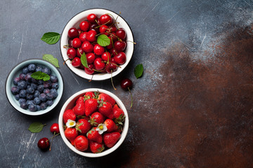 Fresh summer berries