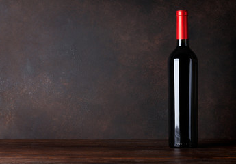 Red wine bottle