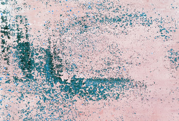 Blue grunge textured wall