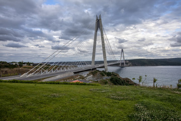 Obraz premium Yavuz Sultan Selim Bridge , latest photos, Istanbul, Turkey