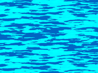 The texture of the water. Abstract natural background with different shades of blue. Vector illustration 