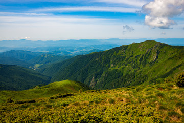 Green mountain valley