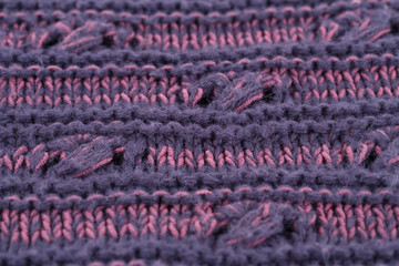 Knitted cloth background