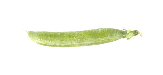 green peas on isolated white background