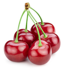 cherry isolated on white