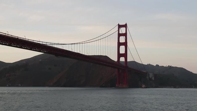 Approaching the Golden Gate Bridge by Boat