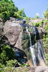 Seven Wells Waterfall on tropical island Langkawi