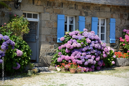 Haus In Der Bretagne Stock Photo And Royalty Free Images On
