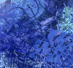 Abstract painting on canvas. Hand made art. Colorful texture. Modern artwork. Strokes of fat paint. Brushstrokes. Contemporary art. Artistic background image.