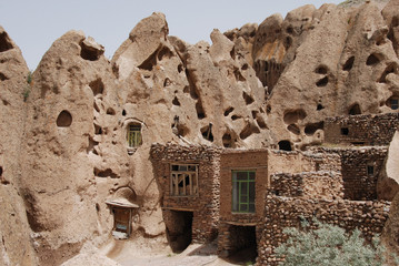 Cave houses in Kandovan village in Iran