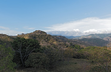 Fototapeta na wymiar landscape view in Monteverde reserve cloud forest, Costa Rica