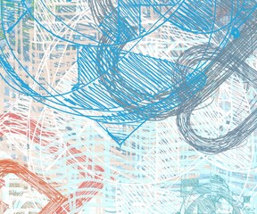 Abstract painting on canvas. Hand made art. Colorful texture. Modern artwork. Strokes of fat paint. Brushstrokes. Contemporary art. Artistic background image.