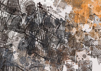 Abstract painting on canvas. Hand made art. Colorful texture. Modern artwork. Strokes of fat paint. Brushstrokes. Contemporary art. Artistic background image.