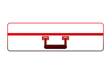 suitcase travel tourism icon