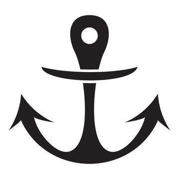 Boat archor icon. Simple illustration of boat archor vector icon for web design isolated on white background
