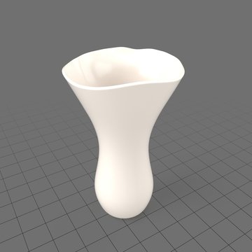 Ceramic porcelain vase