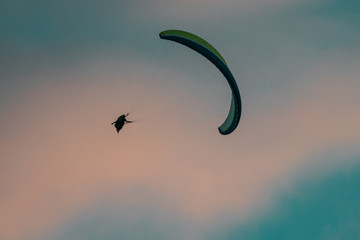 Spiraling Paraglider