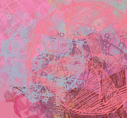 Abstract painting on canvas. Hand made art. Colorful texture. Modern artwork. Strokes of fat paint. Brushstrokes. Contemporary art. Artistic background image.