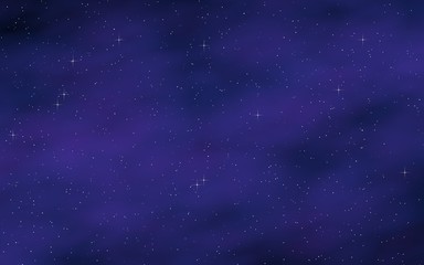 Colorful and beautiful space background. Outer space. Starry outer space texture. 3D illustration