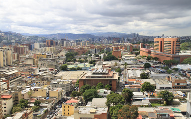 Obraz premium Skyline of Caracas city downtown, Venezuela.