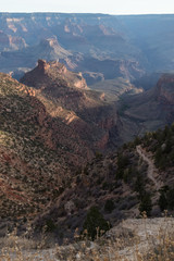 Bright Angel Trail at Grand Canyon National Park, Arizona, USA