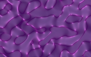 Obraz premium Graphic illustration - liquid pattern purple color. Modern abstract background. Design wallpaper. 3D illustration