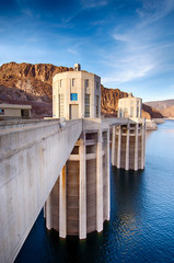 Hover Dam Nevada Inlet Tower