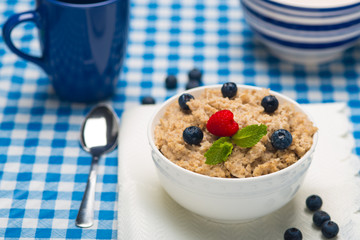 Oatmeal with fruit