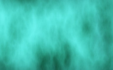 Background of abstract green color smoke. The wall of green fog. 3D illustration