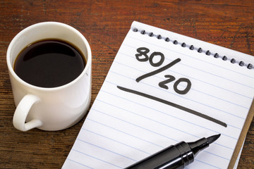 Pareto principle cocnept in notebook