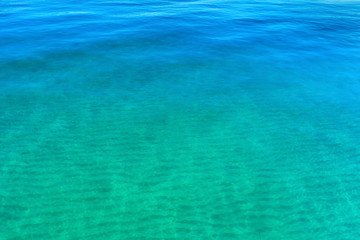Surface of sea water