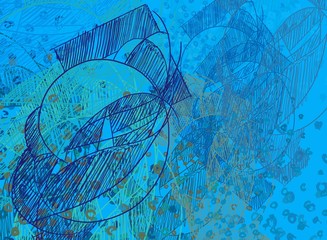 Abstract painting on canvas. Hand made art. Colorful texture. Modern artwork. Strokes of fat paint. Brushstrokes. Contemporary art. Artistic background image.