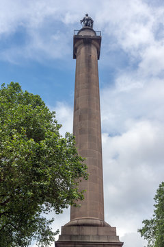 Duke of York Column in city of London, England, Great Britain
