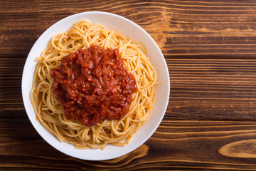 Italian pasta spaghetti
