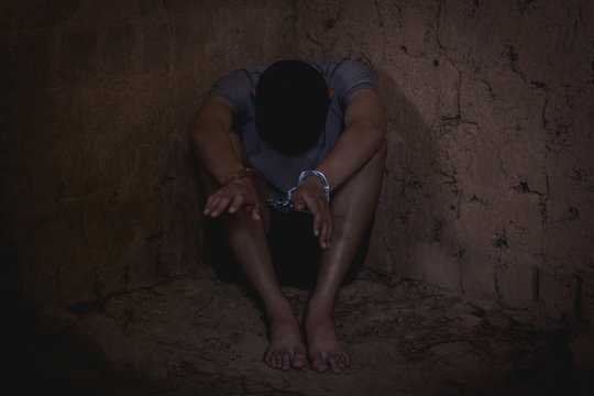 Boy With Handcuff, Arrested