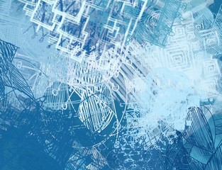 Abstract painting on canvas. Hand made art. Colorful texture. Modern artwork. Strokes of fat paint. Brushstrokes. Contemporary art. Artistic background image.