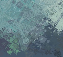 Abstract painting on canvas. Hand made art. Colorful texture. Modern artwork. Strokes of fat paint. Brushstrokes. Contemporary art. Artistic background image.