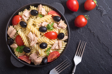 Pasta salad with tuna