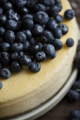 Fresh berry cheescake food photography recipe idea