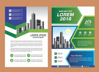 abstract cover and layout for presentation and marketing