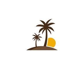 Fototapeta na wymiar Beach logo