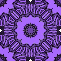 Decorative wallpaper for interior design. Modern geometric ornament. Seamless vector illustration