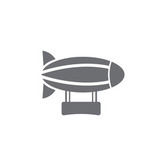 Airship icon. Simple element illustration. Airship symbol design from Transport collection set. Can be used for web and mobile