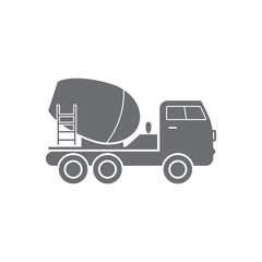 Concrete Mixer Truck icon. Simple element illustration. Concrete Mixer Truck symbol design from Transport collection set. Can be used for web and mobile