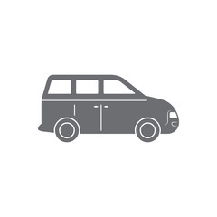 Minivan icon. Simple element illustration. Minivan symbol design from Transport collection set. Can be used for web and mobile