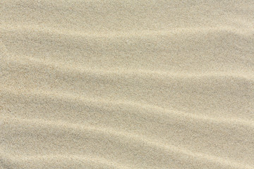 Fototapeta na wymiar Sand texture background / Sandy waves of dry climate beach desert
