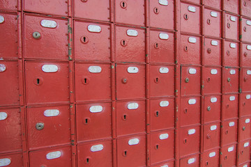 metal off post office box