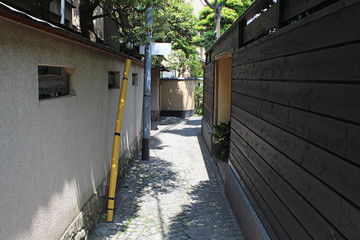 神楽坂　路地裏　東京