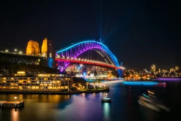 Papier Peint photo Sydney Harbour Bridge Combler le fossé : du passé mais vers l& 39 avenir - Sydney Harbour Bridge, Australie